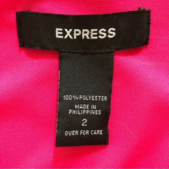 Express Sleeveless Asymmetrical Pink Dress - Picture 5 of 8